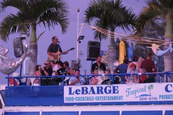 LeBarge Sunset Tropical Cruise Band Playing
