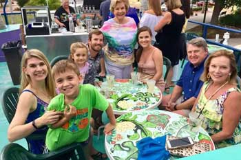 LeBarge Sunset Tropical Cruise Happy Family