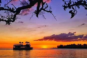 LeBarge Sunset Tropical Cruise Peaceful