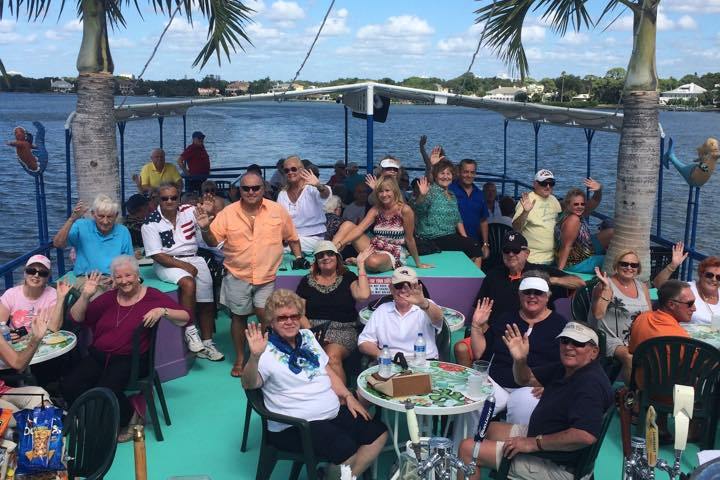 a group of people posing for the camera