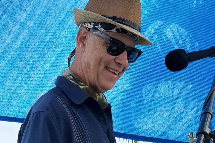 a man wearing sunglasses and a hat